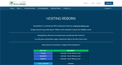 Desktop Screenshot of hostingreborn.com